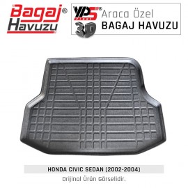 Civic Sedan (2002 - 2004) Yumuşak Bagaj Havuzu Civic Sedan (2002 - 2004) Yumuşak Bagaj Havuzu