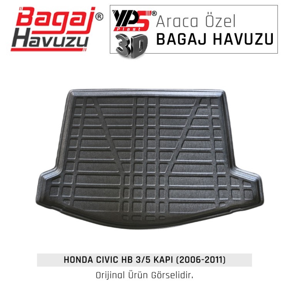 Civic HB 3 Kapı / 5 Kapı (2006 - 2011) Lüks Bagaj Havuzu Civic HB 3 Kapı / 5 Kapı (2006 - 2011) Lüks Bagaj Havuzu
