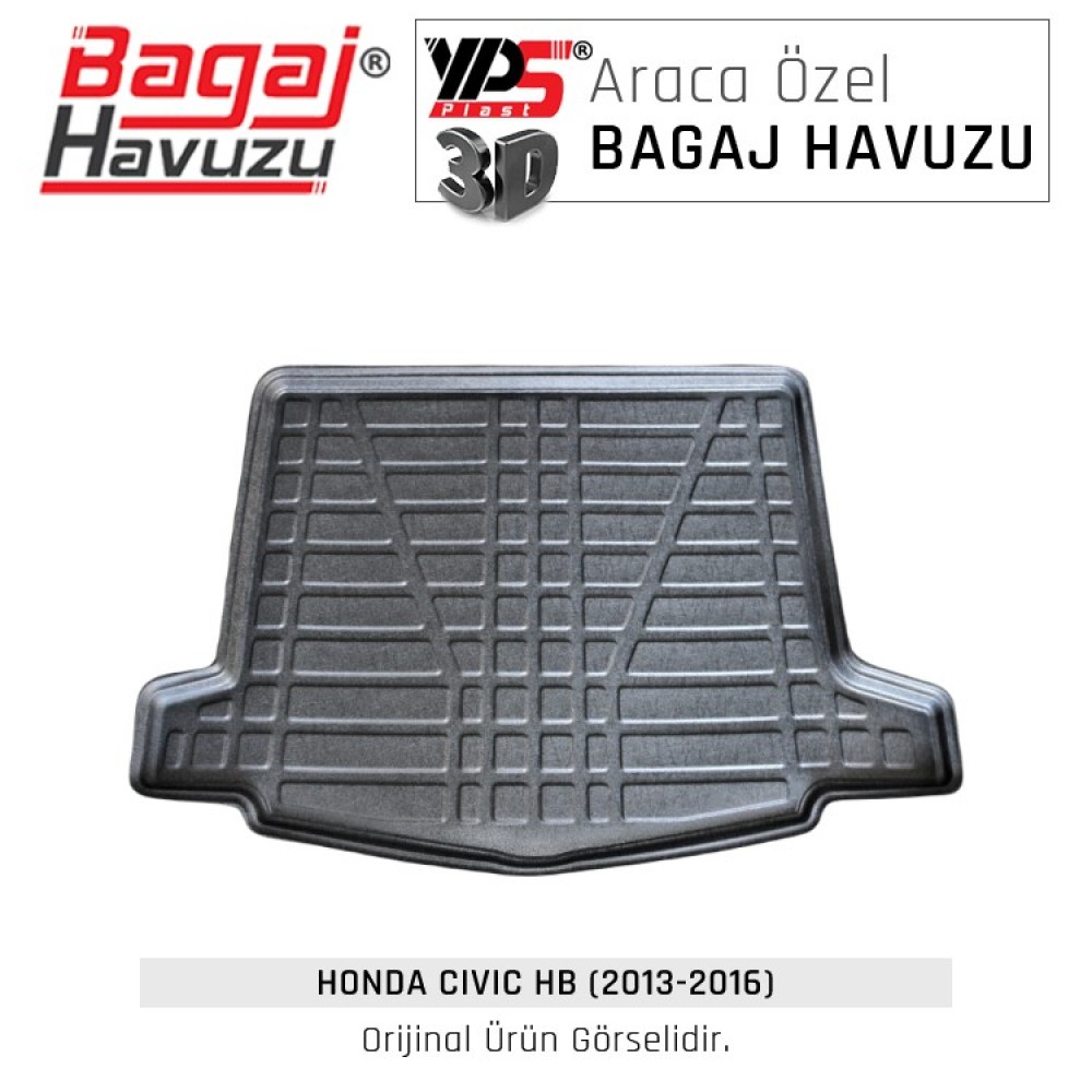 Civic HB (2013 - 2016) Lüks Bagaj Havuzu Civic HB (2013 - 2016) Lüks Bagaj Havuzu