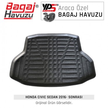 Civic Sedan (2016 - 2021) Yumuşak Bagaj Havuzu