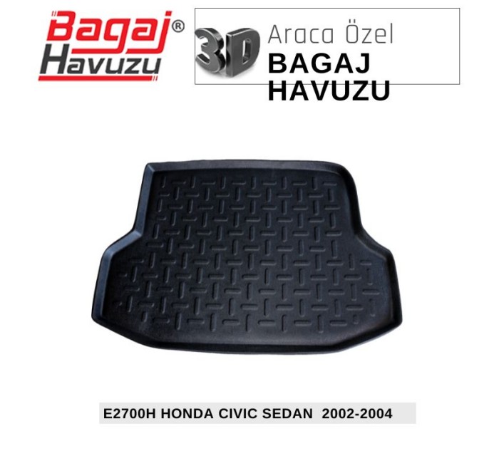 CIVIC (VII) SEDAN 2002-2004 EKONOMİK SERİ BAGAJ HAVUZU