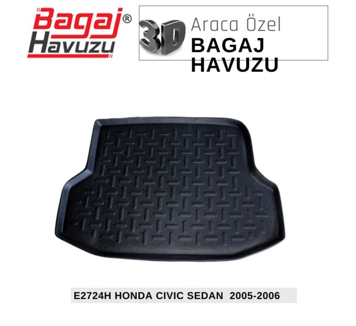 CIVIC (VII) SEDAN 2005-2006 EKONOMİK SERİ BAGAJ HAVUZU