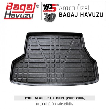 Accent Admire Sedan (2001- 2006) Yumuşak Bagaj Havuzu