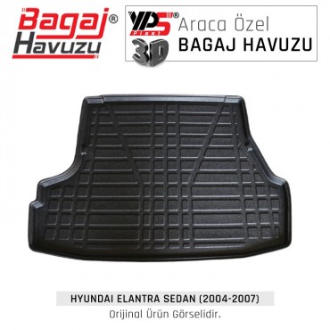 Elantra Sedan  (2004- 2007) Yumuşak Bagaj Havuzu