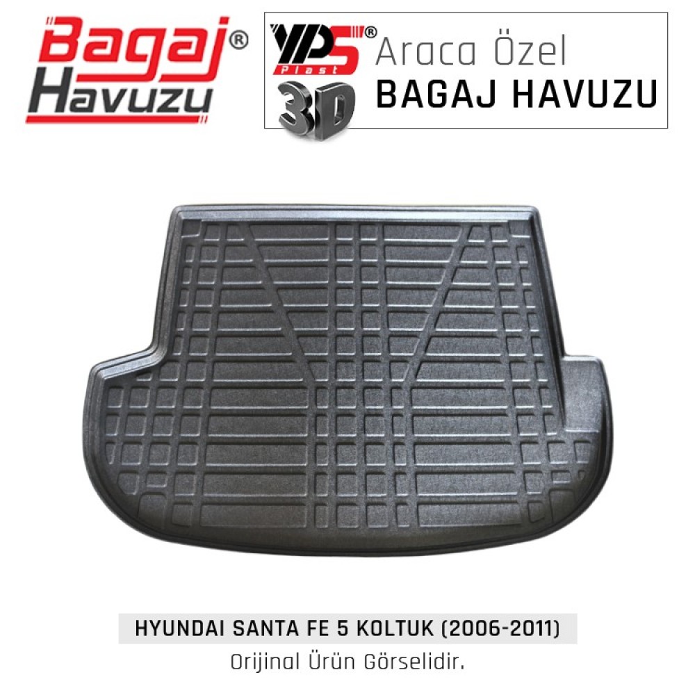 Santa Fe (5 Koltuk) (2006 - 2011) Yumuşak Bagaj Havuzu Santa Fe (5 Koltuk) (2006 - 2011) Yumuşak Bagaj Havuzu