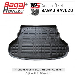Accent Blue Sedan 2011 - Sonrası Yumuşak Bagaj Havuzu Accent Blue Sedan 2011 - Sonrası Yumuşak Bagaj Havuzu