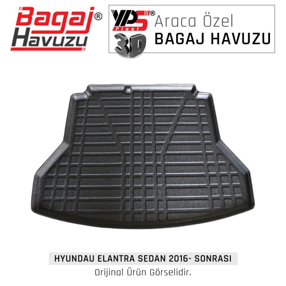 Elantra Sedan (2016 - 2021) Standart Bagaj Havuzu Elantra Sedan (2016 - 2021) Standart Bagaj Havuzu
