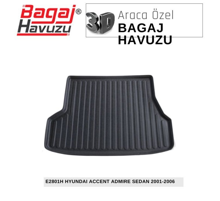ACCENT ADMIRE SEDAN (II-LC) 2001-2006 EKONOMİK SERİ BAGAJ HAVUZU