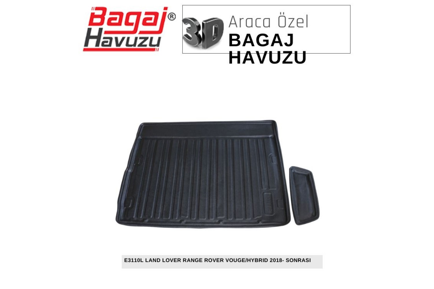 RANGE ROVER VOUGE / HYBRIT 2018+ EKONOMİK SERİ BAGAJ HAVUZU