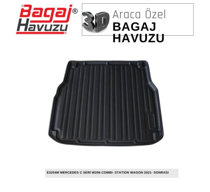 C SERİ W206) KOMBI - STATION WAGON 2021+ EKONOMİK SERİ BAGAJ HAVUZU