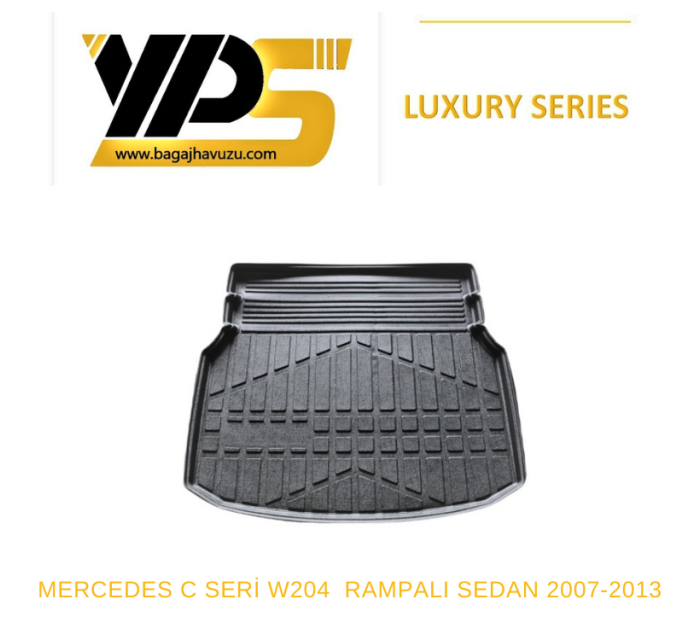 C SERİ (W204) SEDAN 2007-2013 LÜKS SERİ BAGAJ HAVUZU