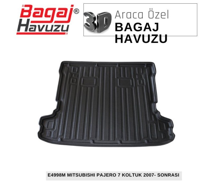 PAJERO IV (7 KOLTUK) 2007+ EKONOMİK SERİ BAGAJ HAVUZU