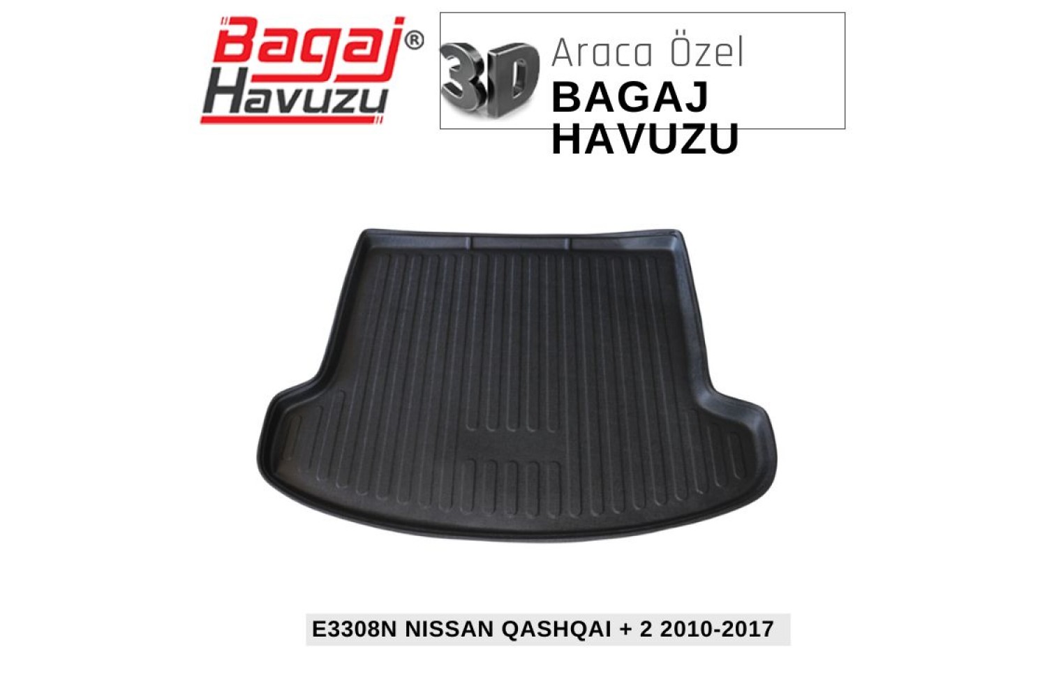QASHQAI +2 (J10) 2010-2017 EKONOMİK SERİ BAGAJ HAVUZU