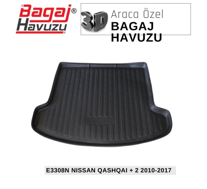 QASHQAI +2 (J10) 2010-2017 EKONOMİK SERİ BAGAJ HAVUZU