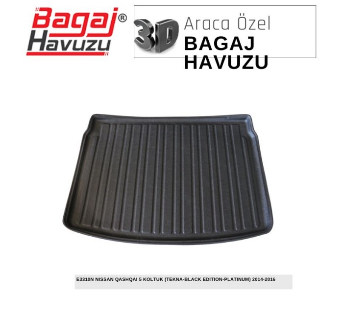 QASHQAI (J11) 5 KOLTUK (TEKNA) 2014-2016 EKONOMİK SERİ BAGAJ HAVUZU