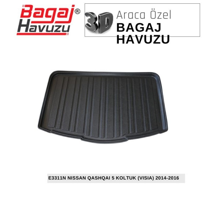 QASHQAI (J11) 5 KOLTUK (VISIA) 2014-2016 EKONOMİK SERİ BAGAJ HAVUZU