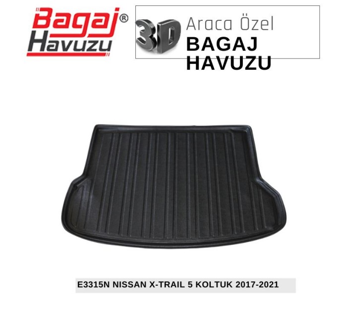 X-TRAIL III (T32) 5 KOLTUK 2017-2021 EKONOMİK SERİ BAGAJ HAVUZU