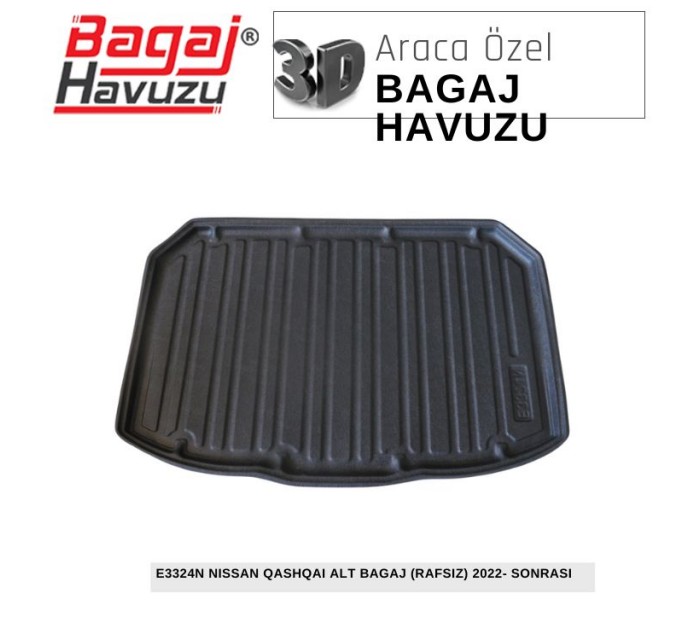 QASHQAI (J12) 2022+ EKONOMİK SERİ BAGAJ HAVUZU