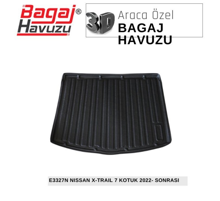 X-TRAIL IV (T33) 7 KOLTUK 2022+ EKONOMİK SERİ BAGAJ HAVUZU