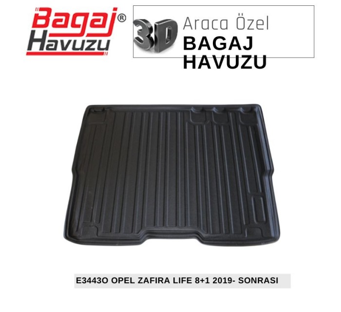 ZAFİRA LİFE 8+1 2019+ EKONOMİK SERİ BAGAJ HAVUZU