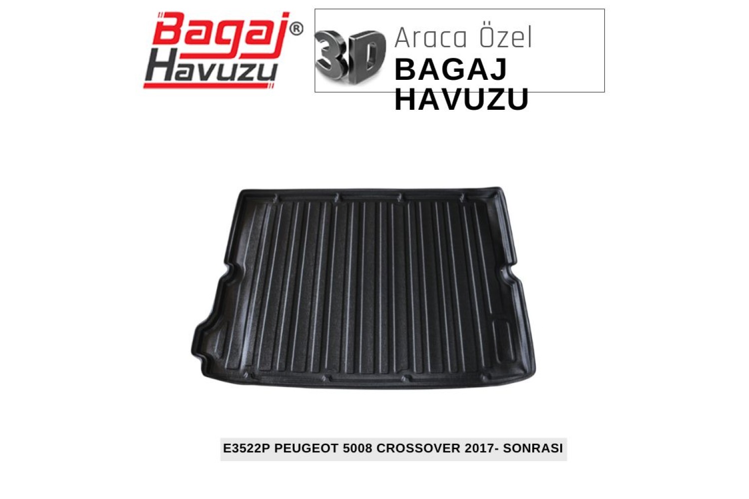 5008 (II) CROSSOVER 2017+ EKONOMİK SERİ BAGAJ HAVUZU