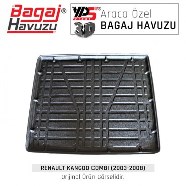 Kangoo Combi Koltuklu Van (2003 - 2008) Lüks Bagaj Havuzu