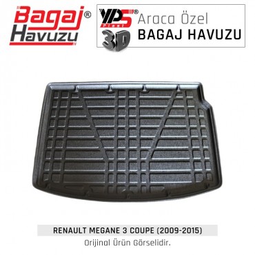 Megane 3 Coupe (2009 - 2015) Lüks Bagaj Havuzu