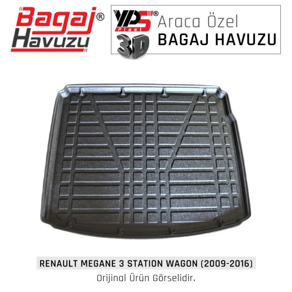 Megane 3 Sport Tourer (2009 - 2016) Lüks Bagaj Havuzu Megane 3 Sport Tourer (2009 - 2016) Lüks Bagaj Havuzu