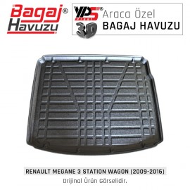 Megane 3 Sport Tourer (2009 - 2016) Yumuşak Bagaj Havuzu Megane 3 Sport Tourer (2009 - 2016) Yumuşak Bagaj Havuzu