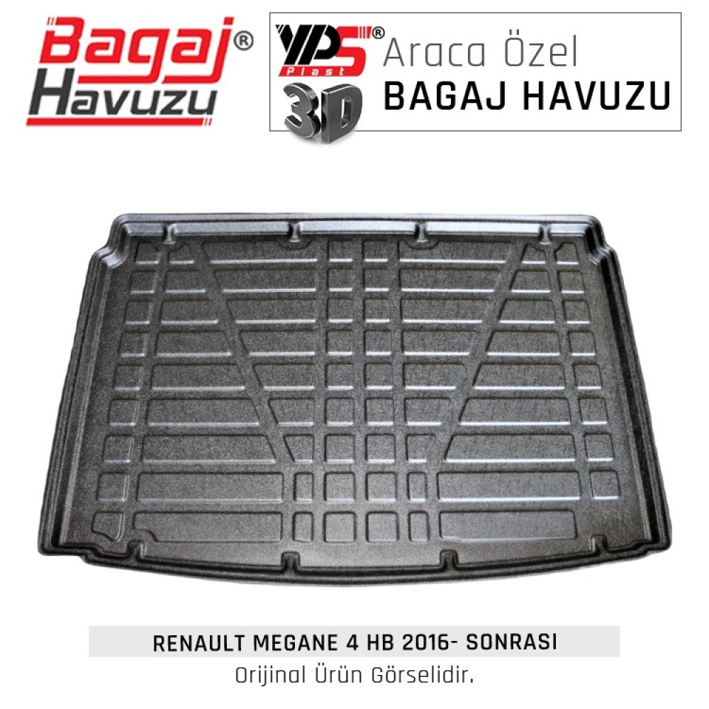 Megane 4 HB 2016 - Sonrası Lüks Bagaj Havuzu Megane 4 HB 2016 - Sonrası Lüks Bagaj Havuzu