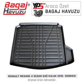 Megane 4 Sedan 2016 - Sonrası Yumuşak Bagaj Havuzu Megane 4 Sedan 2016 - Sonrası Yumuşak Bagaj Havuzu