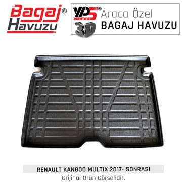 Kangoo Combi Multix Koltuklu Van (2017 - 2021) Yumuşak Bagaj Havuzu