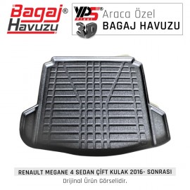 Megane 4 Sedan 2016 - Sonrası Yumuşak Bagaj Havuzu Megane 4 Sedan 2016 - Sonrası Yumuşak Bagaj Havuzu