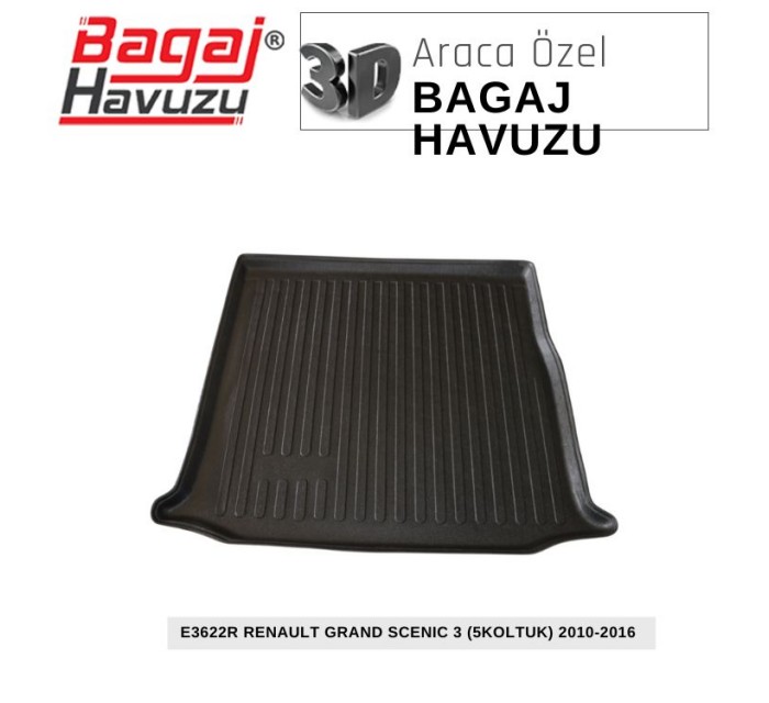 GRAND SCENIC (III) 5 KOLTUK 2010-2011 EKONOMİK SERİ BAGAJ HAVUZU