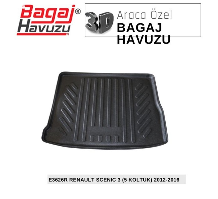 SCENIC (III) 5 KOLTUK 2012-2016 EKONOMİK SERİ BAGAJ HAVUZU