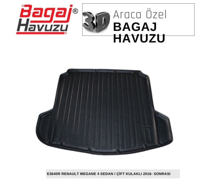 MEGANE (IV) SEDAN 2016+ EKONOMİK SERİ BAGAJ HAVUZU