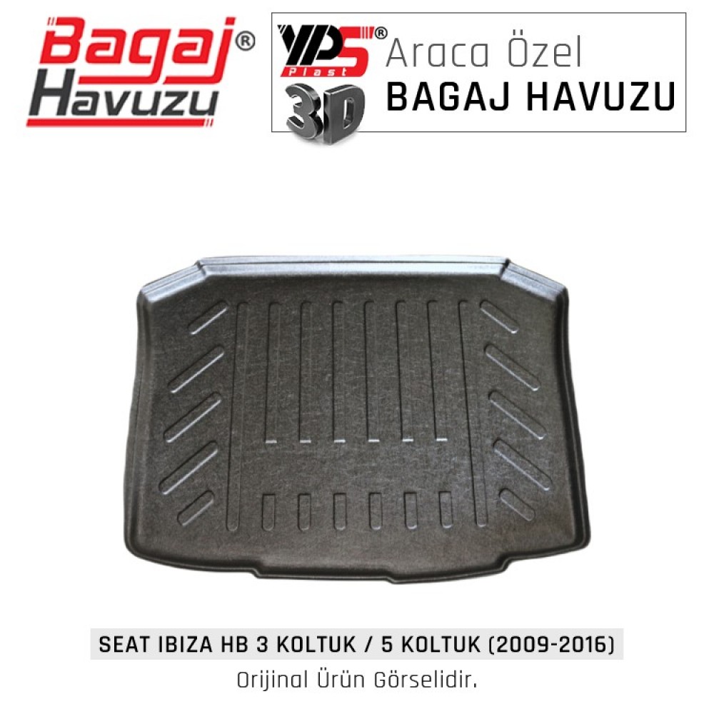 Ibıza HB 3 Kapı / 5 Kapı (2009 - 2016) Standart Bagaj Havuzu Ibıza HB 3 Kapı / 5 Kapı (2009 - 2016) Standart Bagaj Havuzu