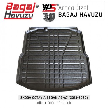 Octavıa Sedan A6-A7  (2013 - 2020) Lüks Bagaj Havuzu