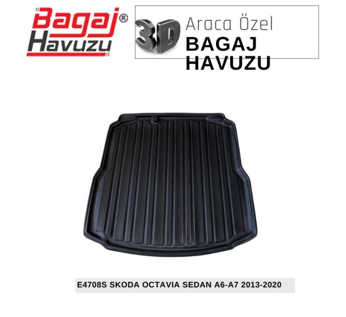OCTAVIA III (5E) SEDAN A6-A7 2013-2020 EKONOMİK SERİ BAGAJ HAVUZU