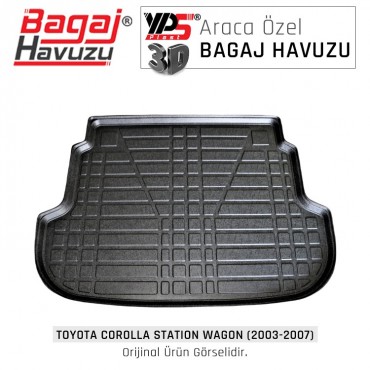 Corolla STW (2003 - 2007) Yumuşak Bagaj Havuzu