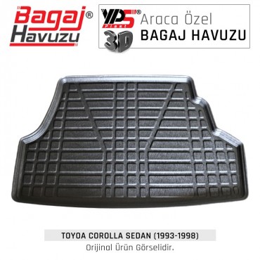 Corolla Sedan (1993 - 1998) Yumuşak Bagaj Havuzu