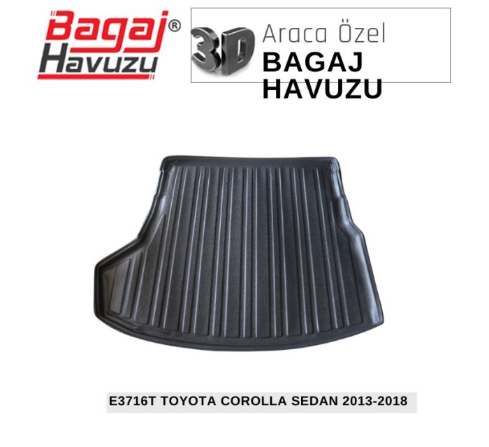 COROLLA (E170) SEDAN 2013-2018 EKONOMİK SERİ BAGAJ HAVUZU