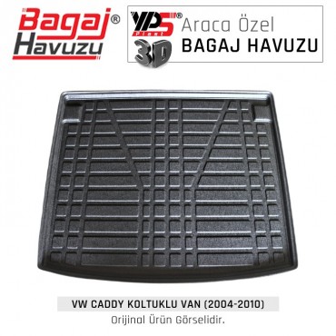 Caddy Combi Koltuklu Van (2004 - 2010) Lüks Bagaj Havuzu