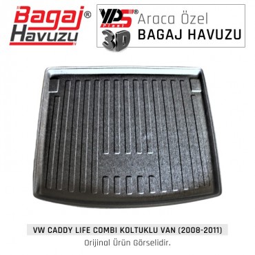 Caddy Life Combi Koltuklu Van (2008 - 2011) Standart Bagaj Havuzu