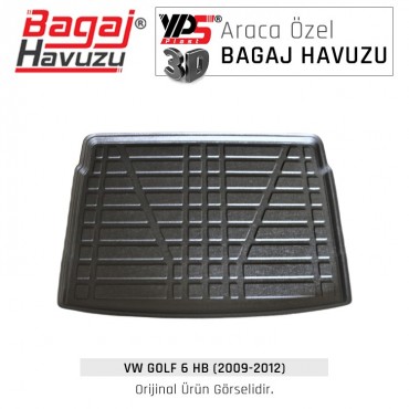 Golf 6 HB (2009 - 2012) Yumuşak Bagaj Havuzu