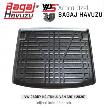 Caddy Koltuklu Van (2011 - 2021) Yumuşak Bagaj Havuzu