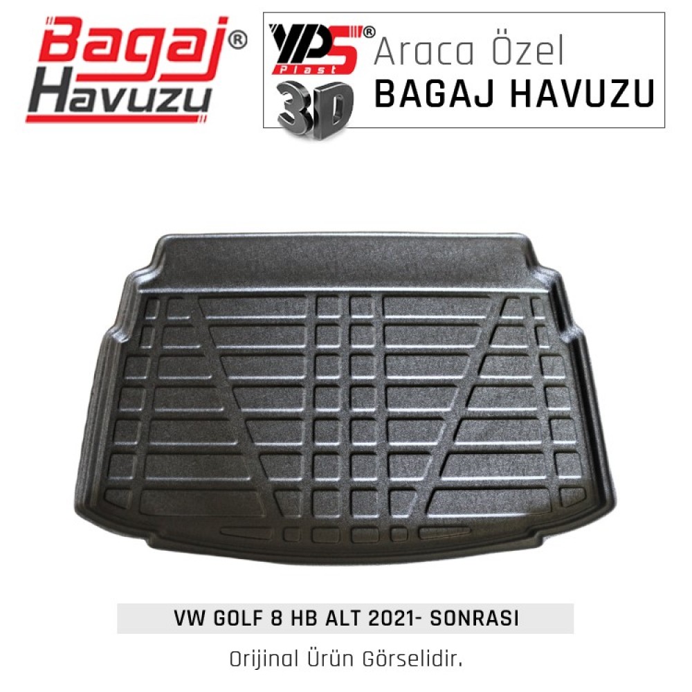 Golf 8 HB 2021 - Sonrası Yumuşak Bagaj Havuzu Golf 8 HB 2021 - Sonrası Yumuşak Bagaj Havuzu